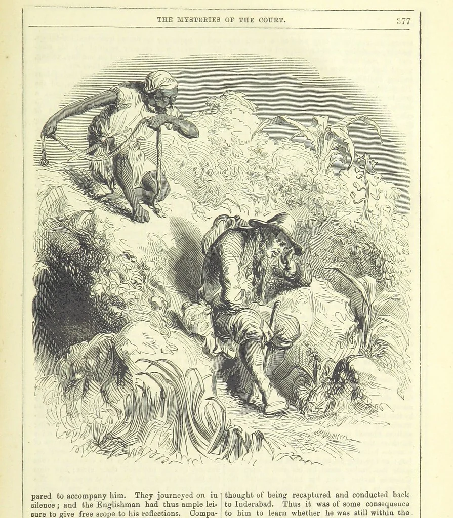 An illustration from The Mysteries of the Court of London ... With ... illustrations, 1849, leaf 393