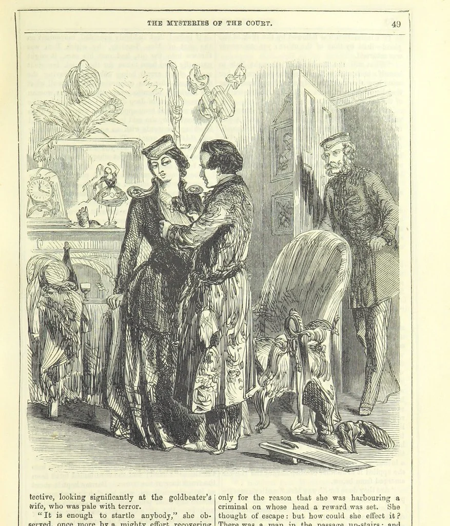 An illustration from The Mysteries of the Court of London ... With ... illustrations, 1849, leaf 65