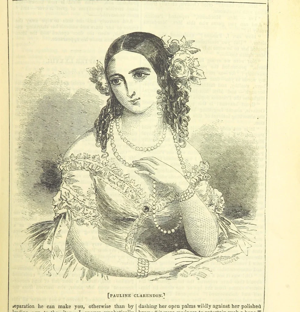 An illustration from The Mysteries of the Court of London, 1850, leaf 287