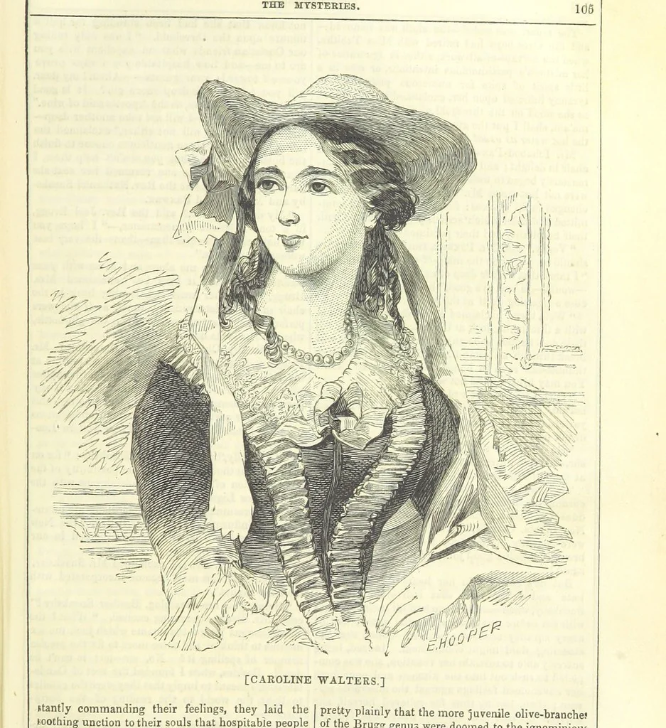 An illustration from The Mysteries of the Court of London, 1850, leaf 543