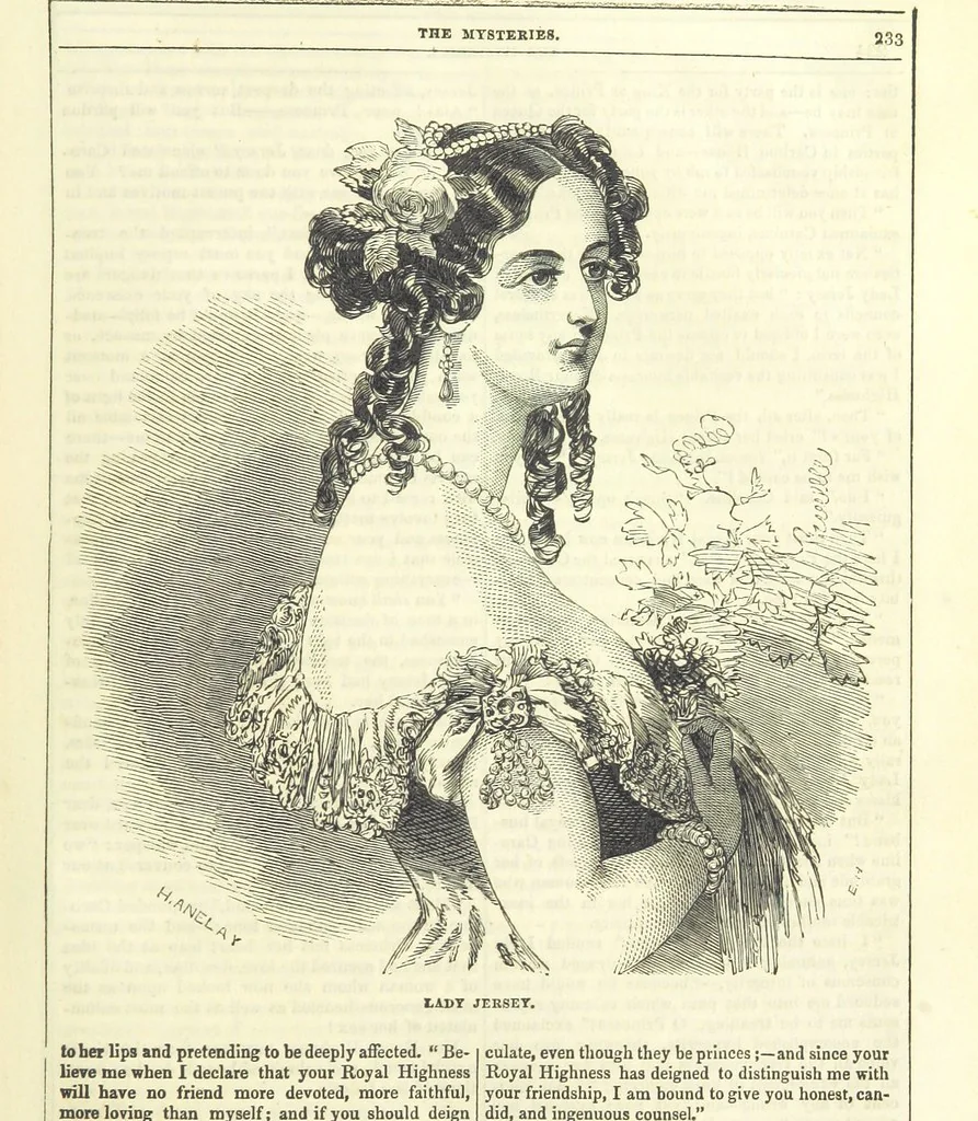An illustration from The Mysteries of the Court of London, 1850, leaf 671