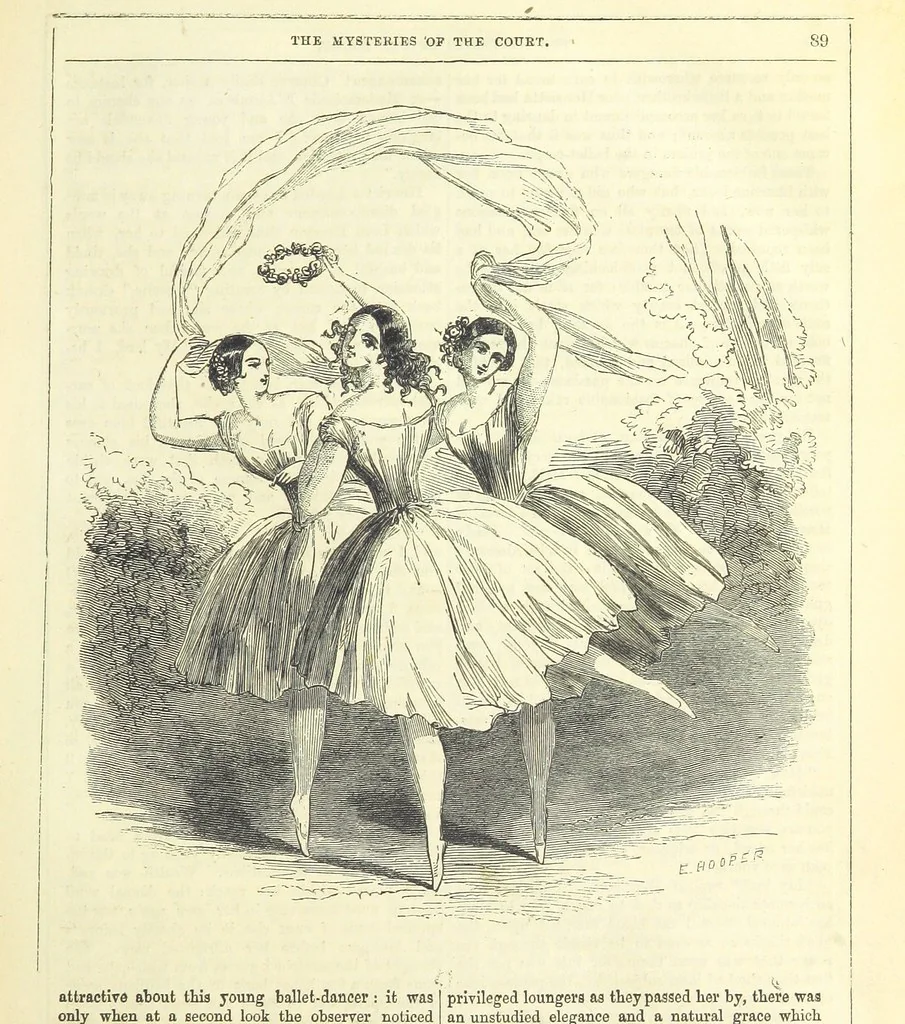 An illustration from The Mysteries of the Court of London, 1850, leaf 103