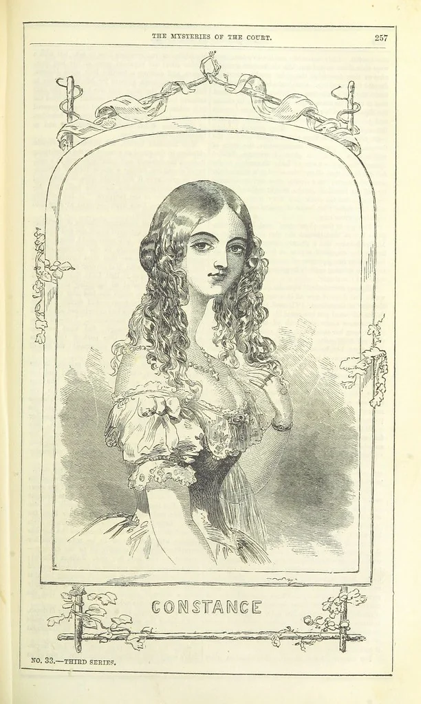 An illustration from The Mysteries of the Court of London, 1850, leaf 271