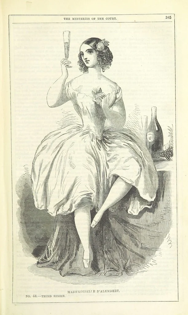 An illustration from The Mysteries of the Court of London, 1850, leaf 359