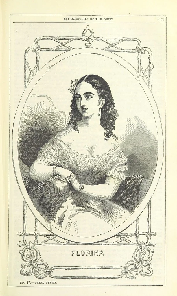 An illustration from The Mysteries of the Court of London, 1850, leaf 383