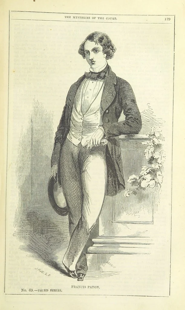 An illustration from The Mysteries of the Court of London, 1850, leaf 567