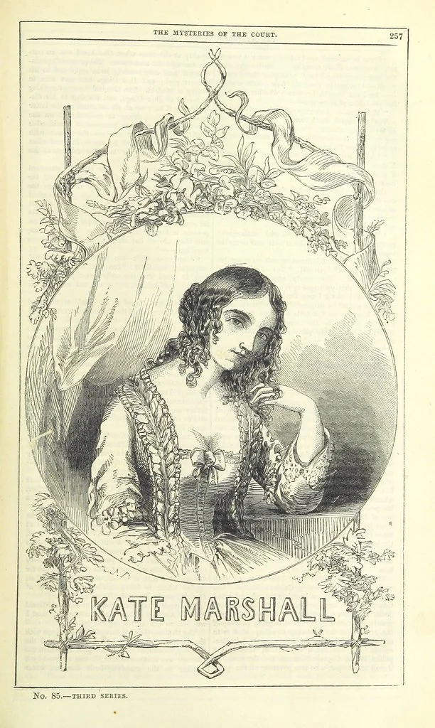 An illustration from The Mysteries of the Court of London, 1850, leaf 695