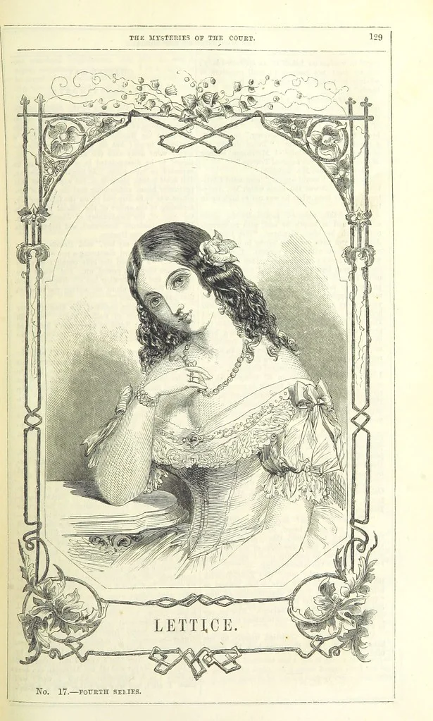 An illustration from The Mysteries of the Court of London, 1850, leaf 143