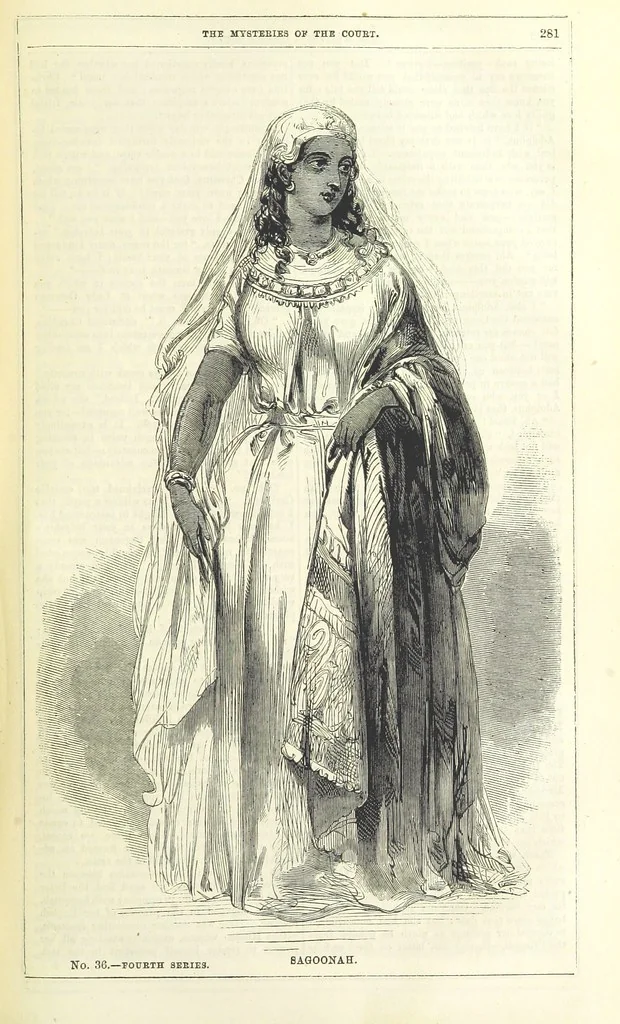 An illustration from The Mysteries of the Court of London, 1850, leaf 295