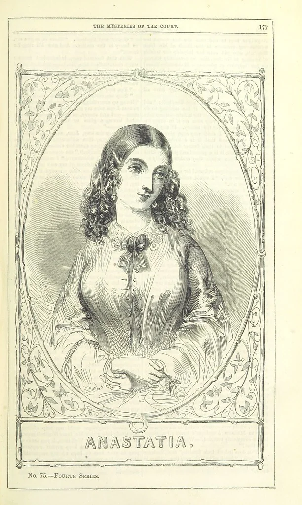 An illustration from The Mysteries of the Court of London, 1850, leaf 615