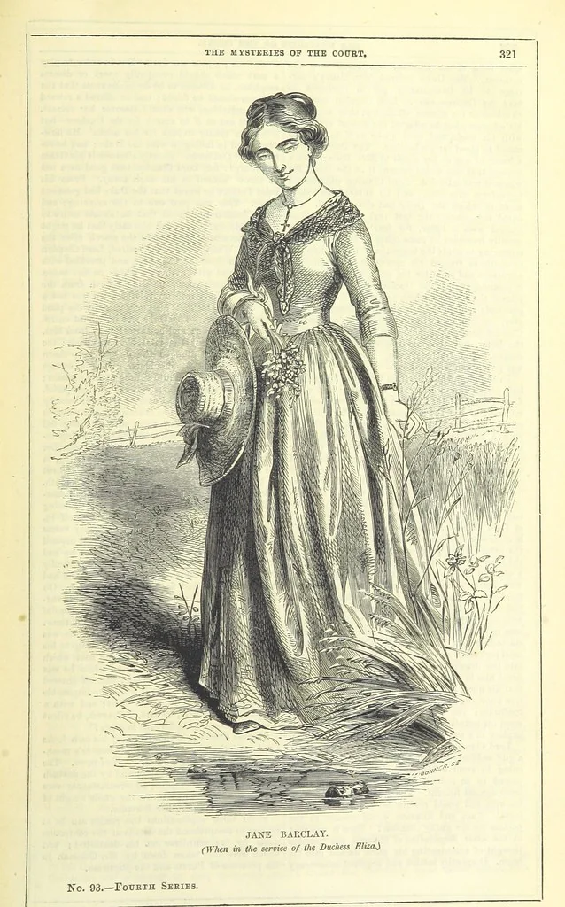 An illustration from The Mysteries of the Court of London, 1850, leaf 759
