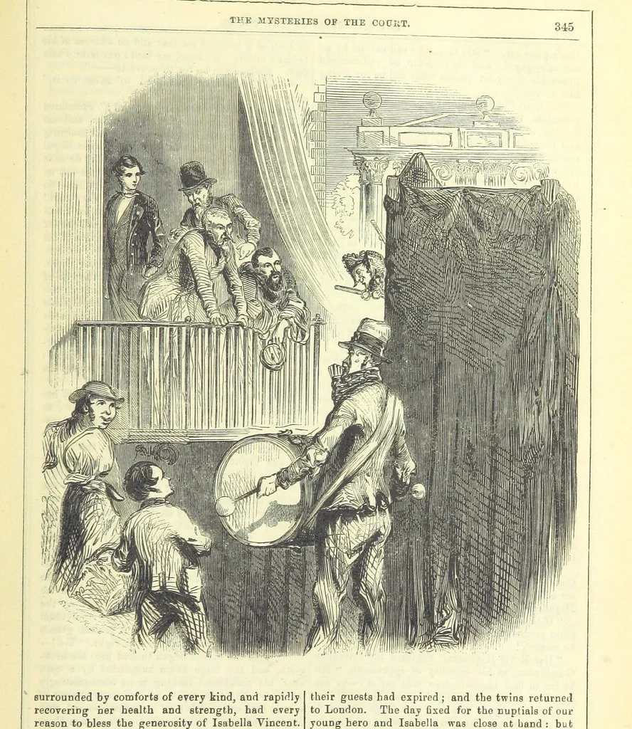 An illustration from The Mysteries of the Court of London, 1850, leaf 783