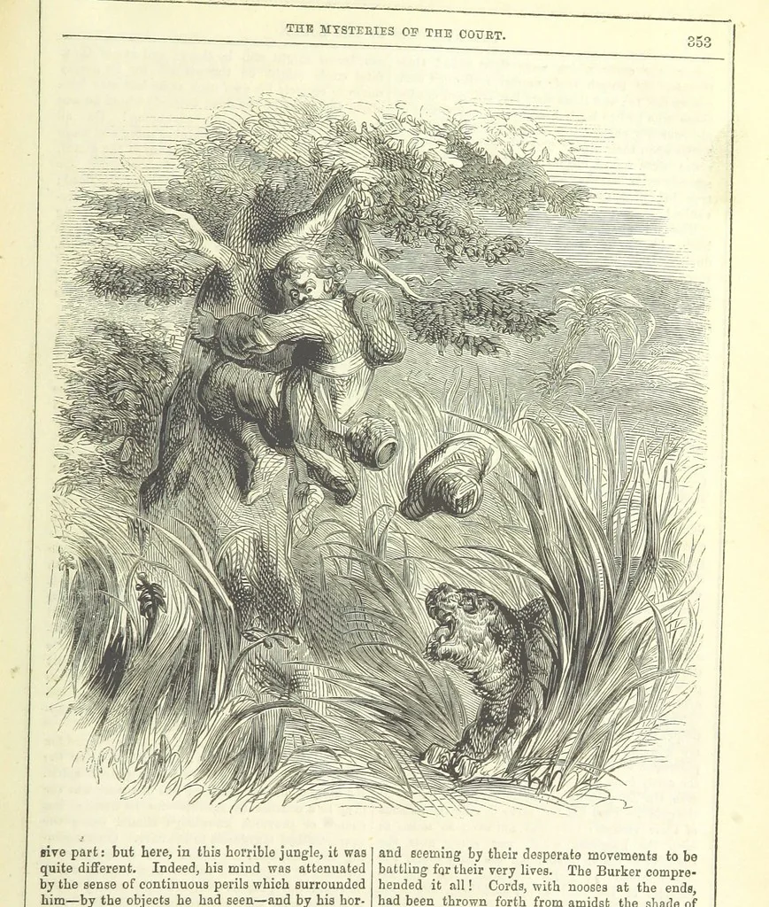 An illustration from The Mysteries of the Court of London, 1850, leaf 791