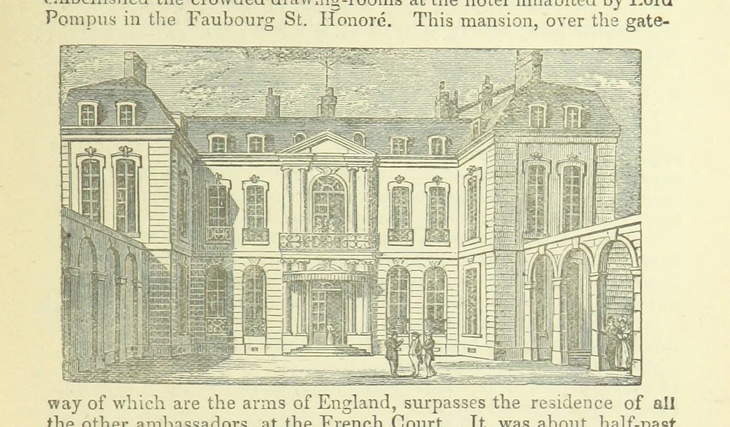 An illustration from Pickwick abroad; or, the Tour in France ... Illustrated with forty steel engravings by Crowquill, and thirty-three wood cuts, 1864, leaf 145