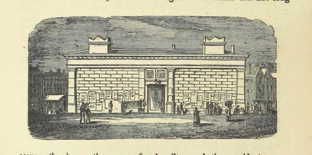An illustration from Pickwick abroad; or, the Tour in France ... Illustrated with forty steel engravings by Crowquill, and thirty-three wood cuts, 1864, leaf 258