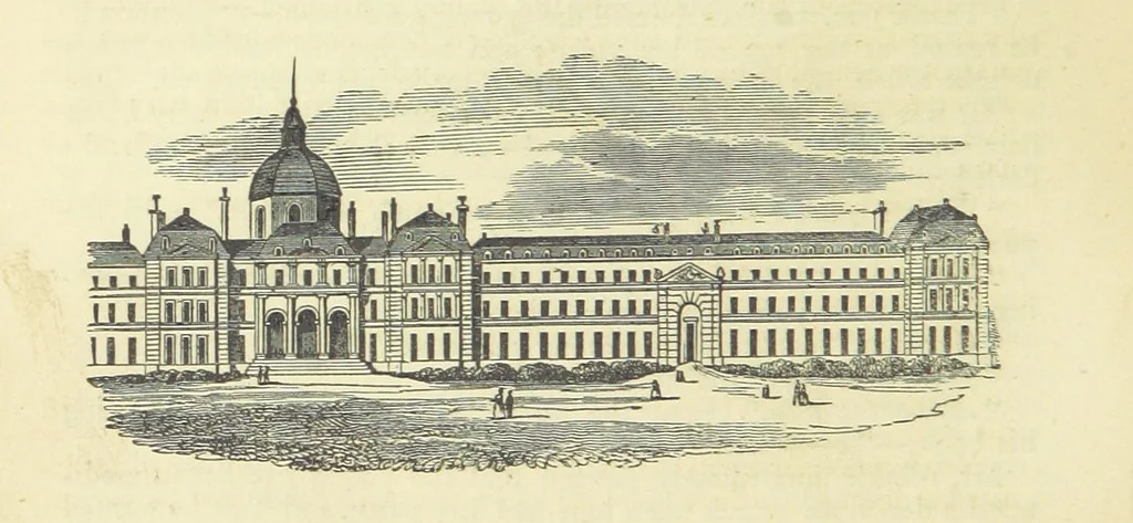 An illustration from Pickwick abroad; or, the Tour in France ... Illustrated with forty steel engravings by Crowquill, and thirty-three wood cuts, 1864, leaf 338