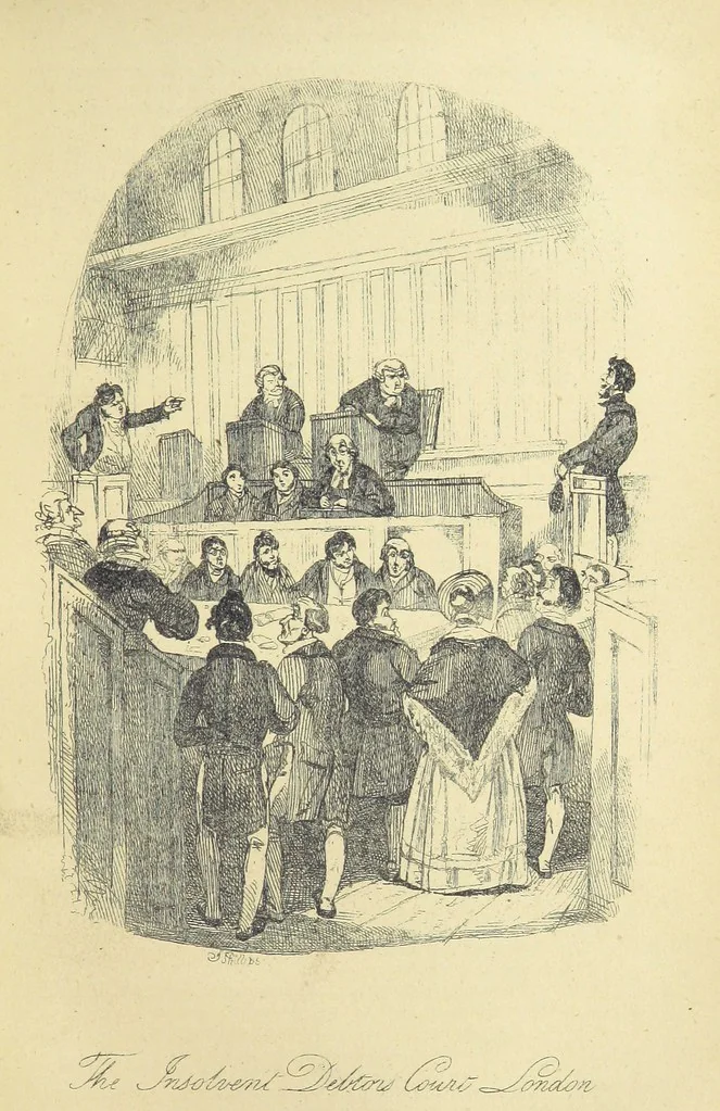 An illustration from Pickwick abroad; or, the Tour in France ... Illustrated with forty steel engravings by Crowquill, and thirty-three wood cuts, 1864, leaf 357
