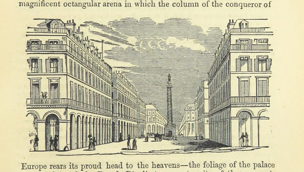 An illustration from Pickwick abroad; or, the Tour in France ... Illustrated with forty steel engravings by Crowquill, and thirty-three wood cuts, 1864, leaf 377