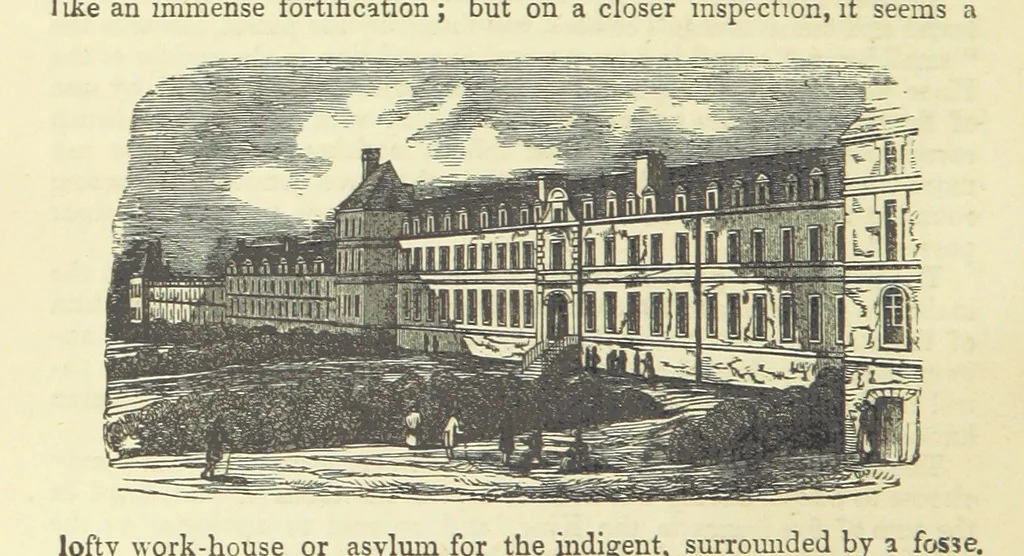 An illustration from Pickwick abroad; or, the Tour in France ... Illustrated with forty steel engravings by Crowquill, and thirty-three wood cuts, 1864, leaf 642