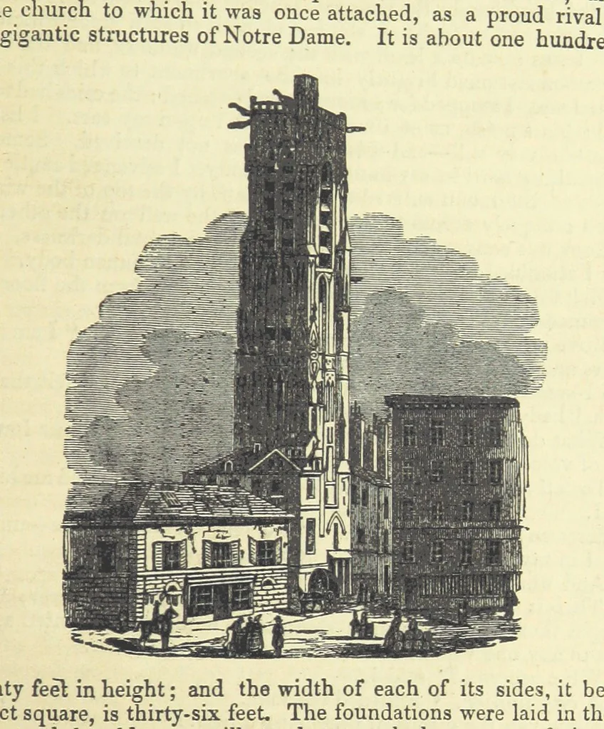 An illustration from Pickwick abroad; or, the Tour in France ... Illustrated with forty steel engravings by Crowquill, and thirty-three wood cuts, 1864, leaf 687