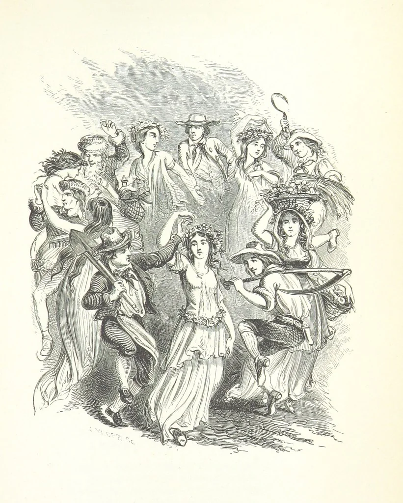 An illustration from The Rhyme and Reason of Country Life: or, selections from fields old and new. By the author of “Rural Hours,” etc, 1856, leaf 317