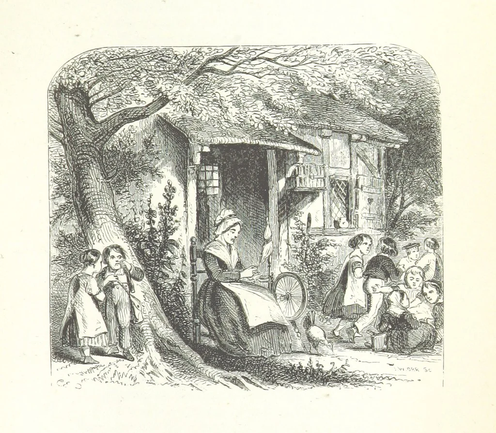 An illustration from The Rhyme and Reason of Country Life: or, selections from fields old and new. By the author of “Rural Hours,” etc, 1856, leaf 337