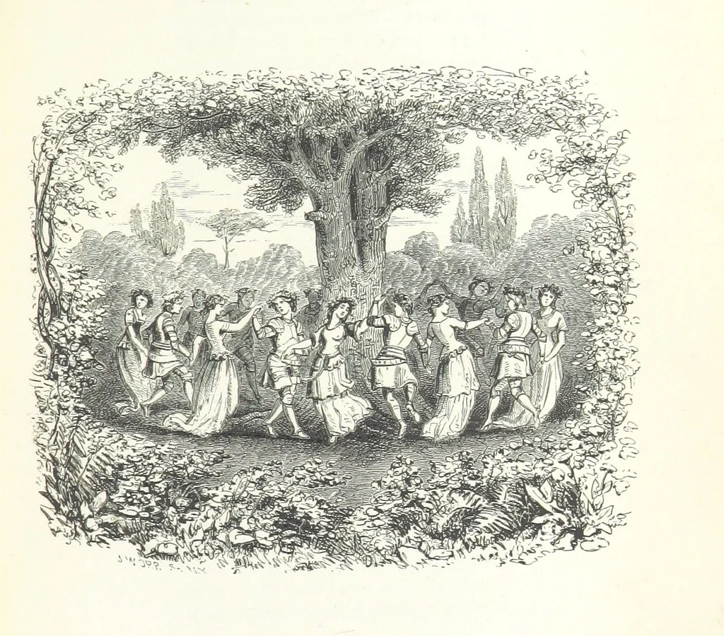 An illustration from The Rhyme and Reason of Country Life: or, selections from fields old and new. By the author of “Rural Hours,” etc, 1856, leaf 51
