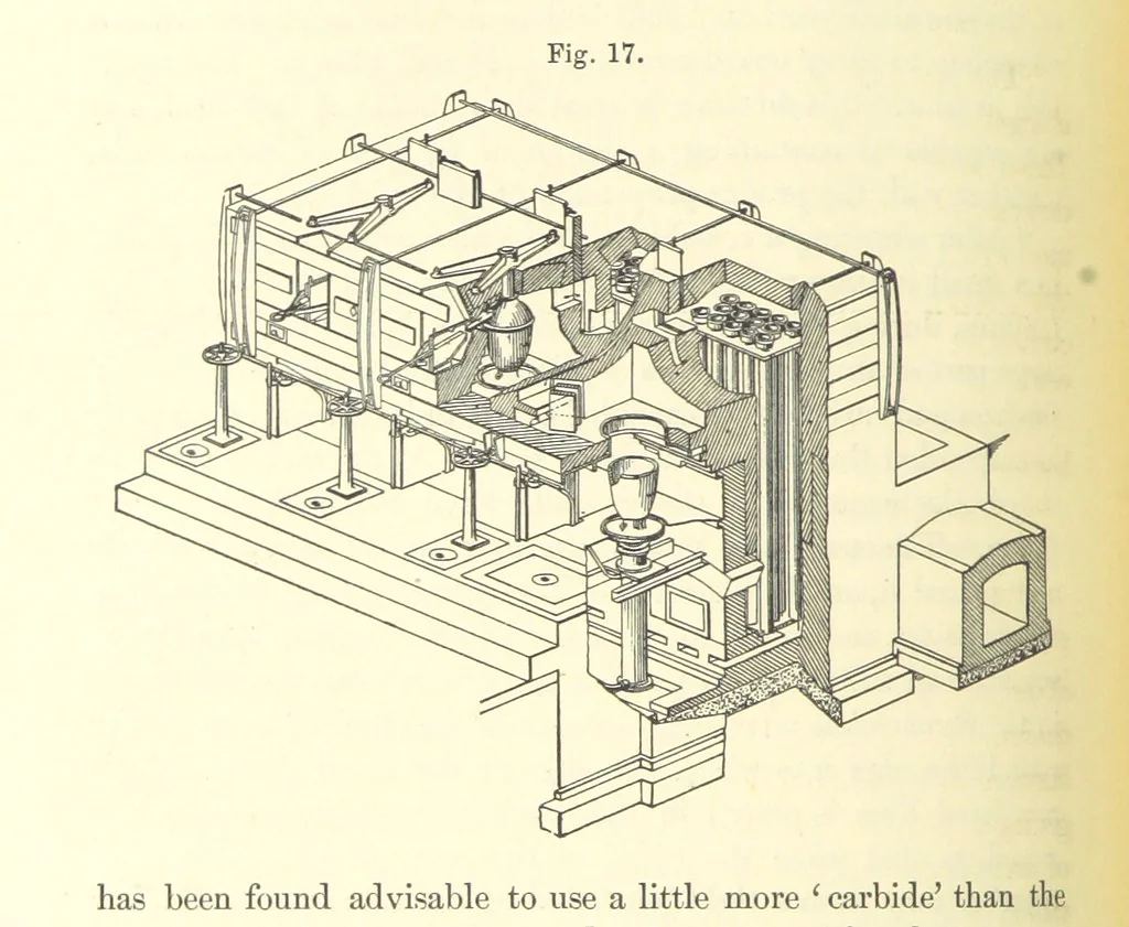 An illustration from Aluminium: its history, occurrence, ... and applications ... Illustrated, etc, 1890, leaf 194