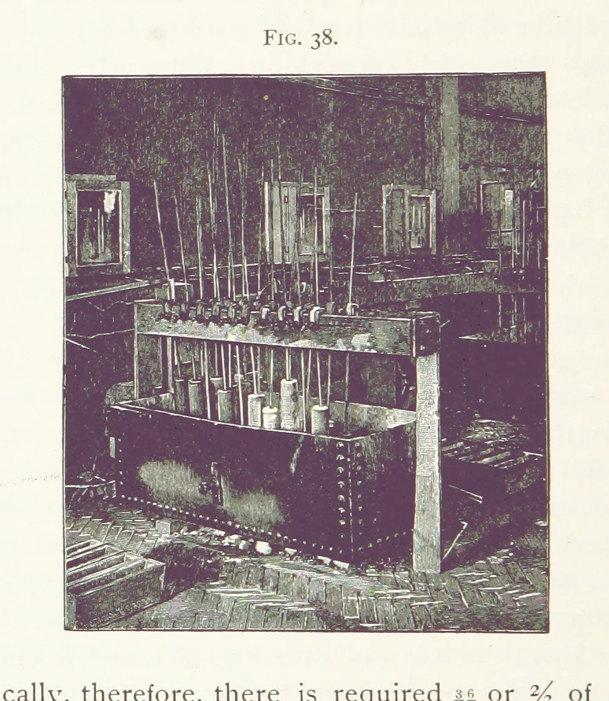 An illustration from Aluminium ... Third edition, revised and enlarged, etc, 1896, leaf 418