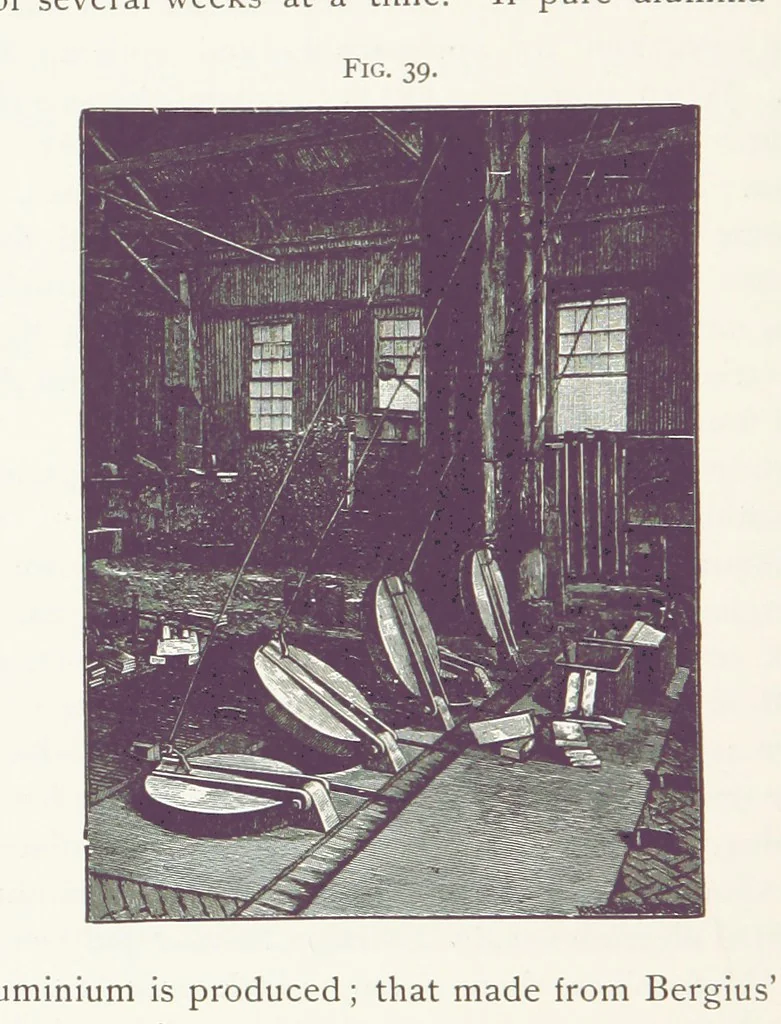 An illustration from Aluminium ... Third edition, revised and enlarged, etc, 1896, leaf 420