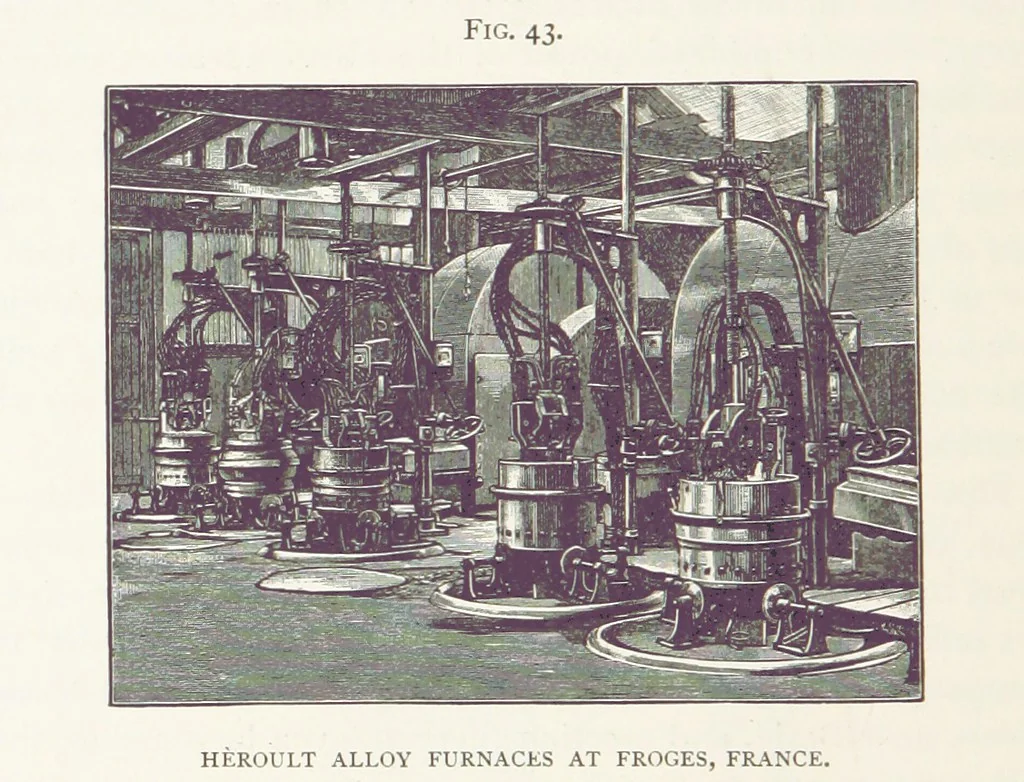 An illustration from Aluminium ... Third edition, revised and enlarged, etc, 1896, leaf 436