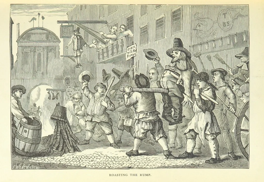 An illustration from Young Folks' History of London ... Illustrated, 1884, leaf 105