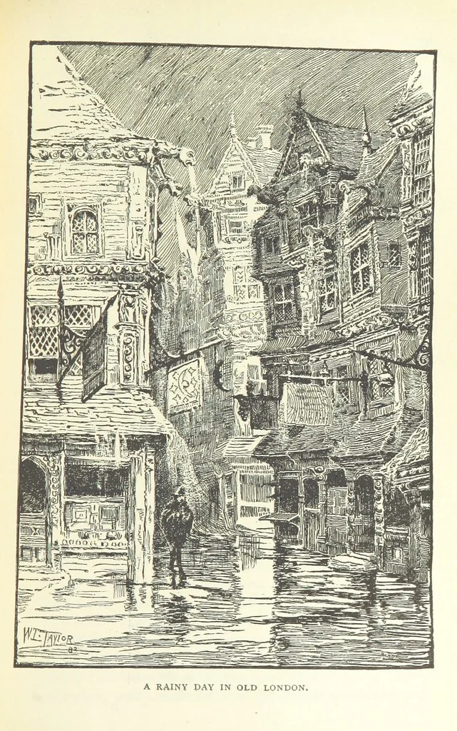 An illustration from Young Folks' History of London ... Illustrated, 1884, leaf 183
