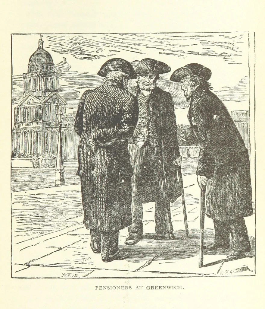 An illustration from Young Folks' History of London ... Illustrated, 1884, leaf 211