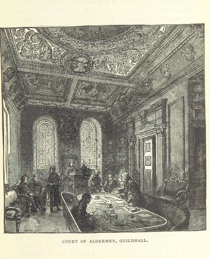 An illustration from Young Folks' History of London ... Illustrated, 1884, leaf 291