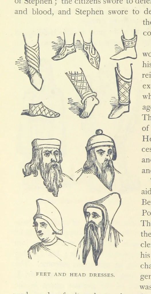 An illustration from Young Folks' History of London ... Illustrated, 1884, leaf 30