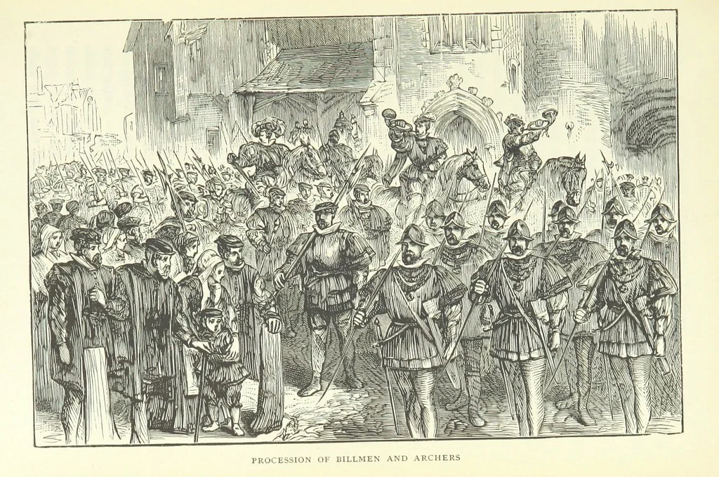 An illustration from Young Folks' History of London ... Illustrated, 1884, leaf 309