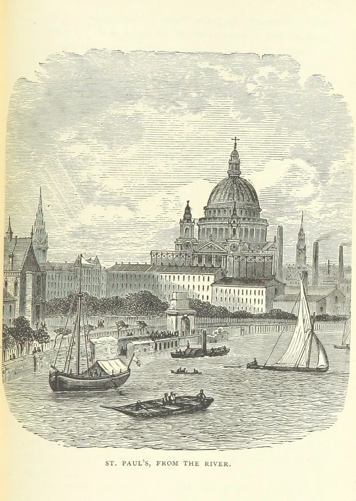 An illustration from Young Folks' History of London ... Illustrated, 1884, leaf 411