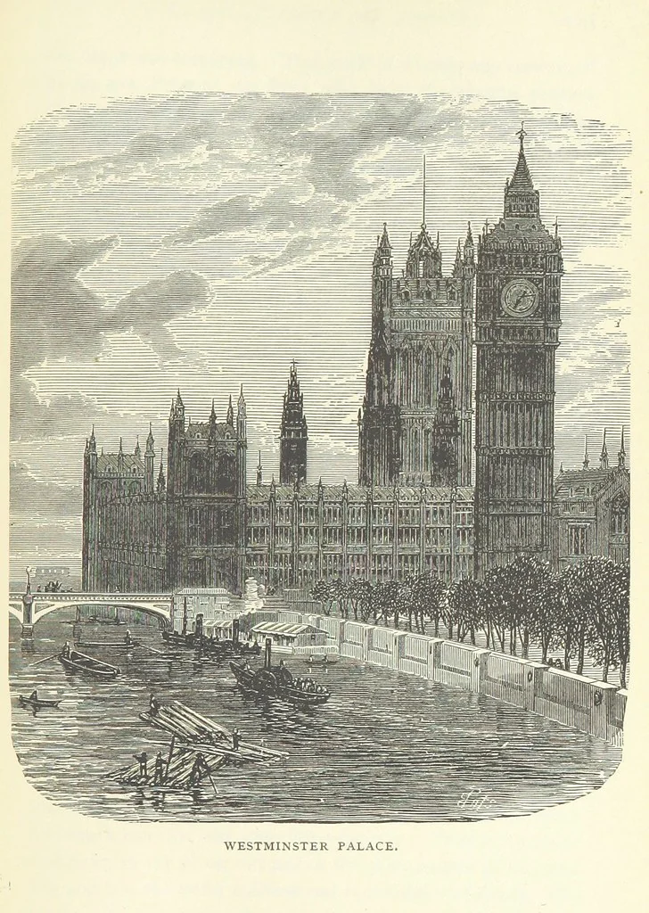 An illustration from Young Folks' History of London ... Illustrated, 1884, leaf 421