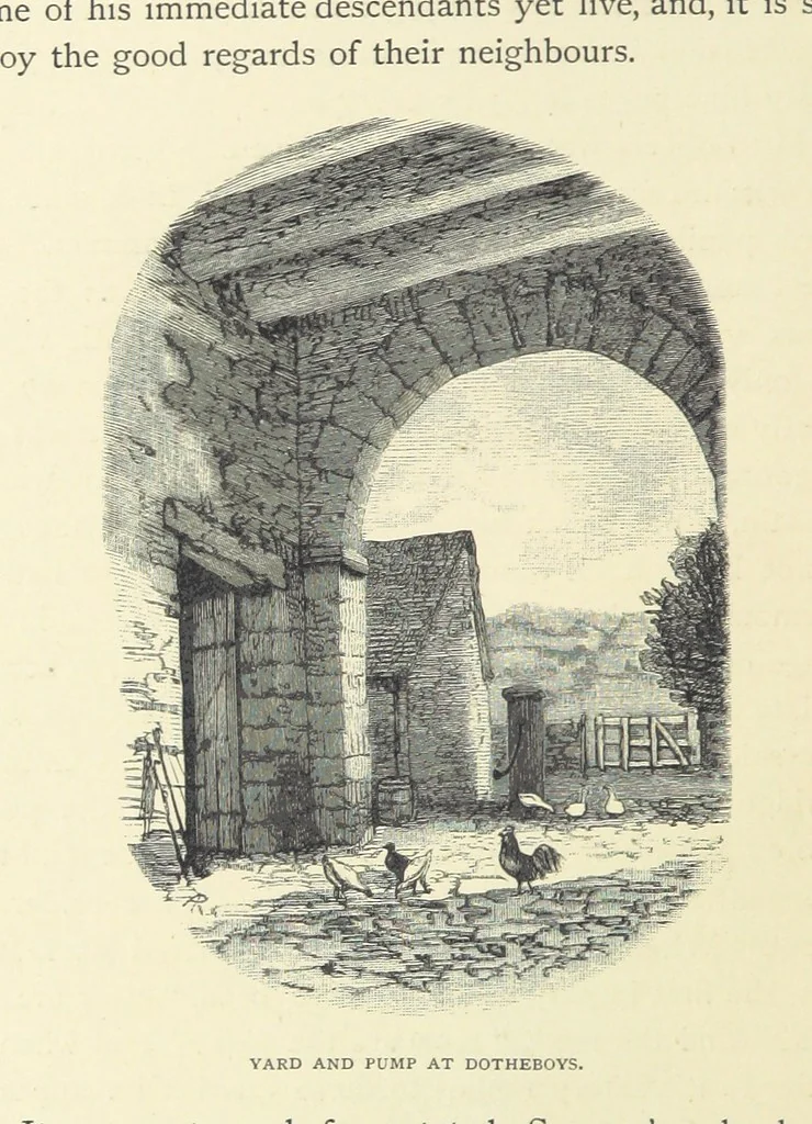 An illustration from About England with Dickens ... With ... illustrations, 1883, leaf 134
