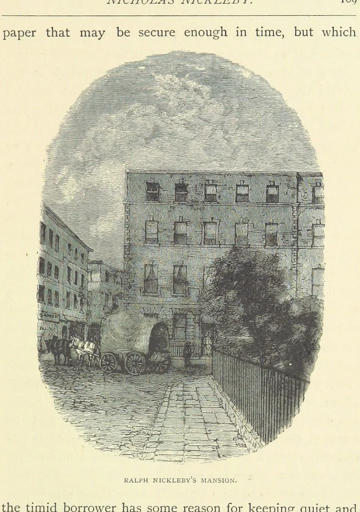 An illustration from About England with Dickens ... With ... illustrations, 1883, leaf 139