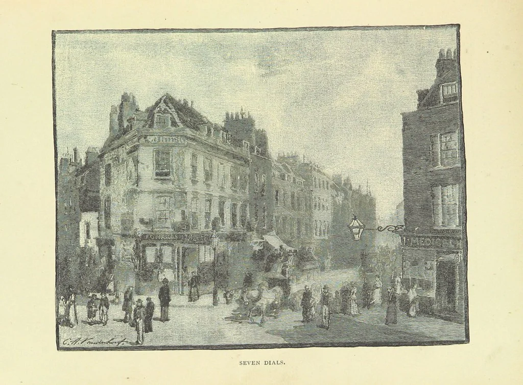 An illustration from About England with Dickens ... With ... illustrations, 1883, leaf 163