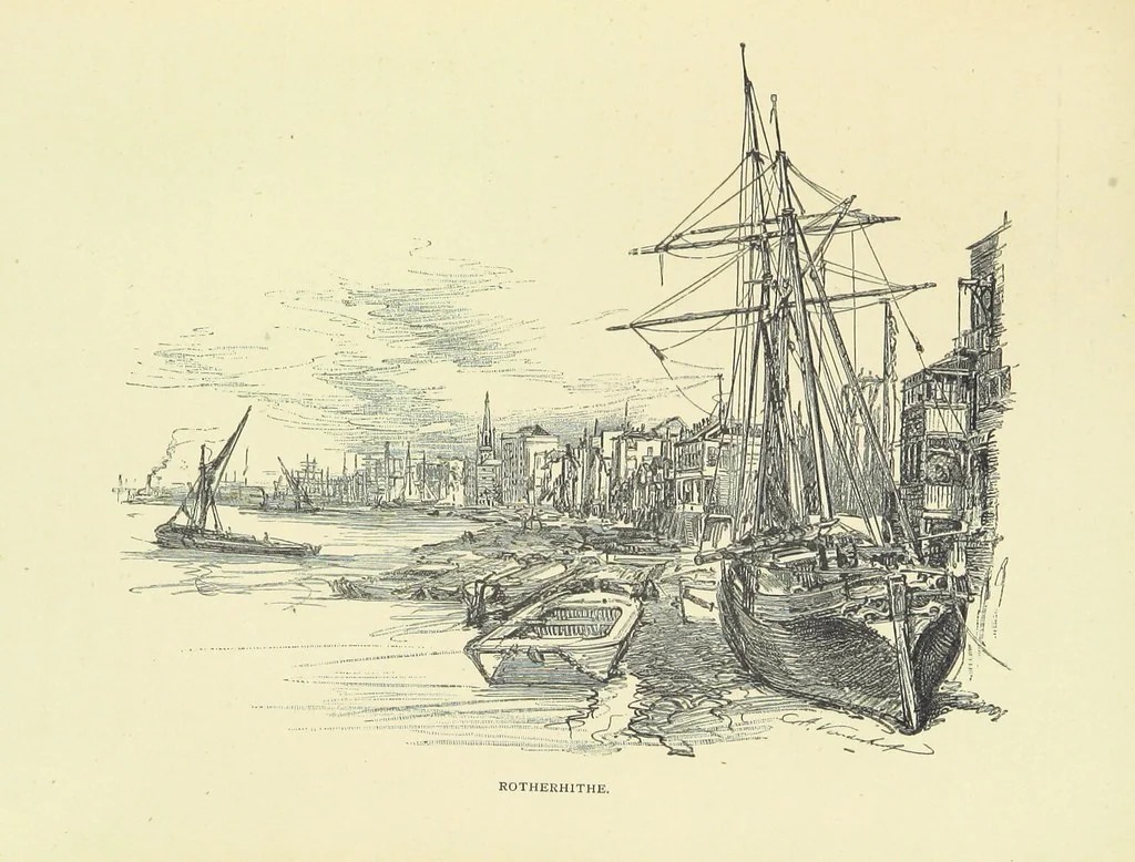 An illustration from About England with Dickens ... With ... illustrations, 1883, leaf 189