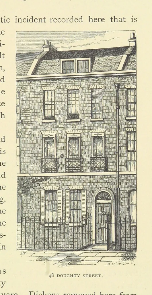 An illustration from About England with Dickens ... With ... illustrations, 1883, leaf 201