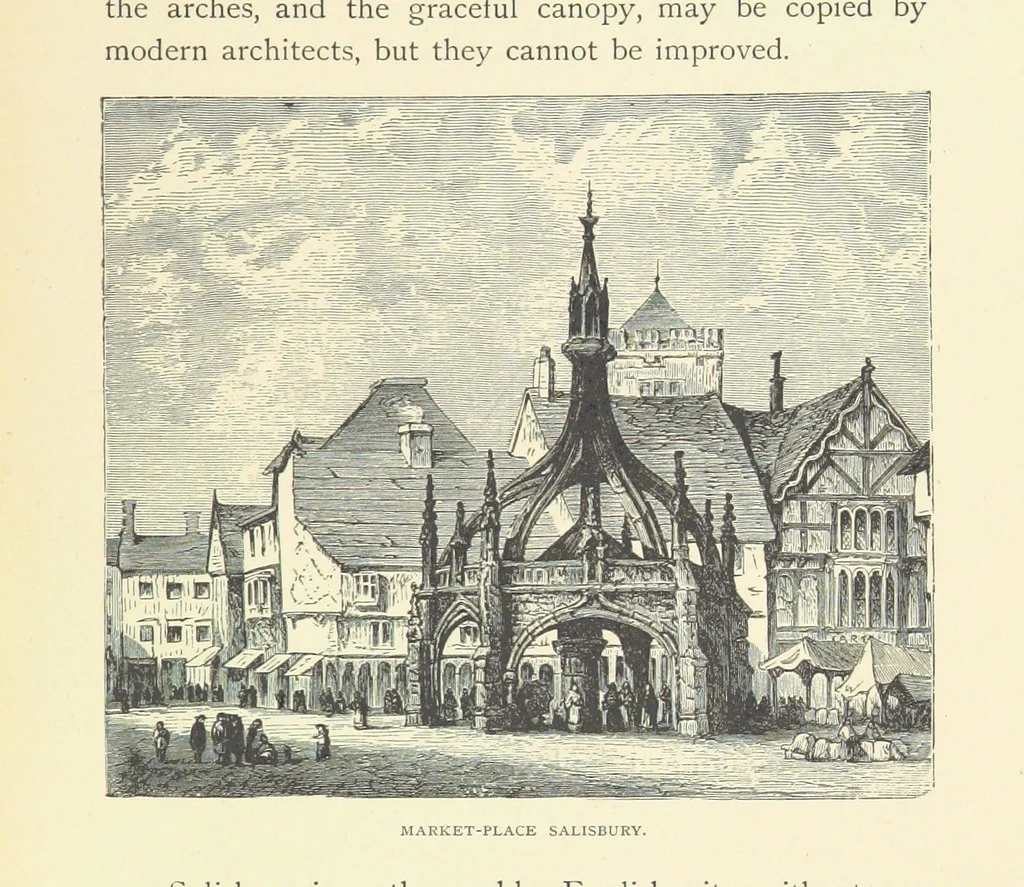 An illustration from About England with Dickens ... With ... illustrations, 1883, leaf 211