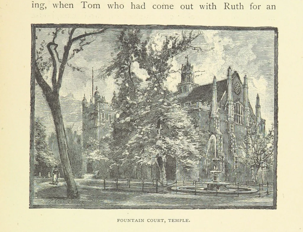 An illustration from About England with Dickens ... With ... illustrations, 1883, leaf 235
