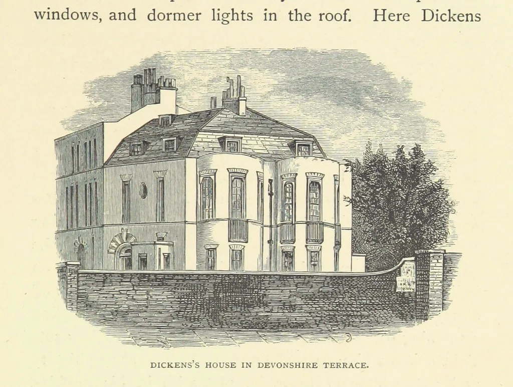 An illustration from About England with Dickens ... With ... illustrations, 1883, leaf 291