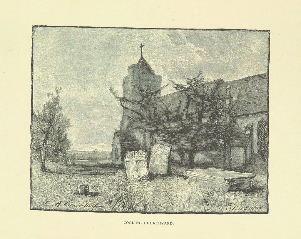 An illustration from About England with Dickens ... With ... illustrations, 1883, leaf 305