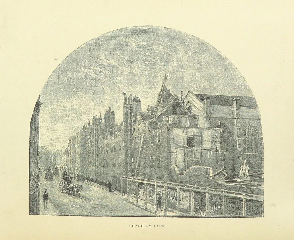 An illustration from About England with Dickens ... With ... illustrations, 1883, leaf 318