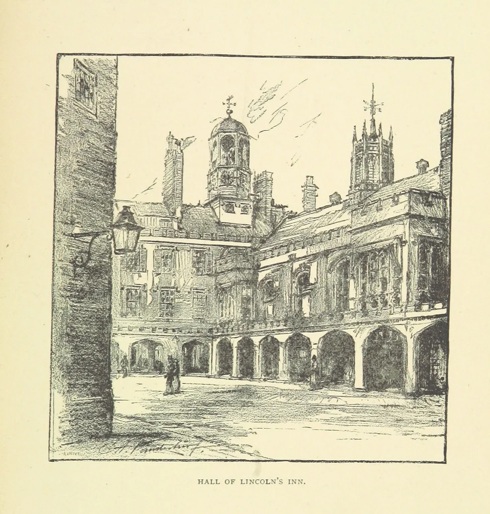 An illustration from About England with Dickens ... With ... illustrations, 1883, leaf 331